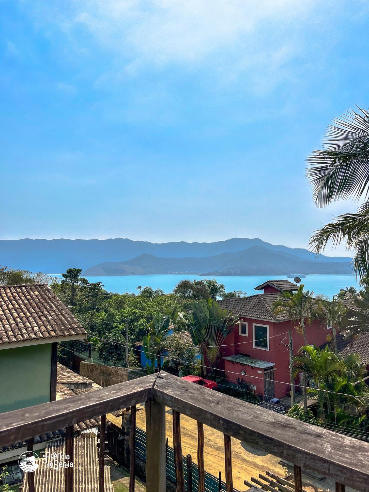 Casa completa com vista na praia do Curral Ilhabela Exterior foto