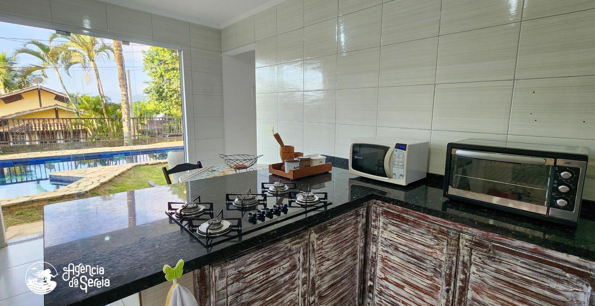 Casa completa com vista na praia do Curral Ilhabela Exterior foto