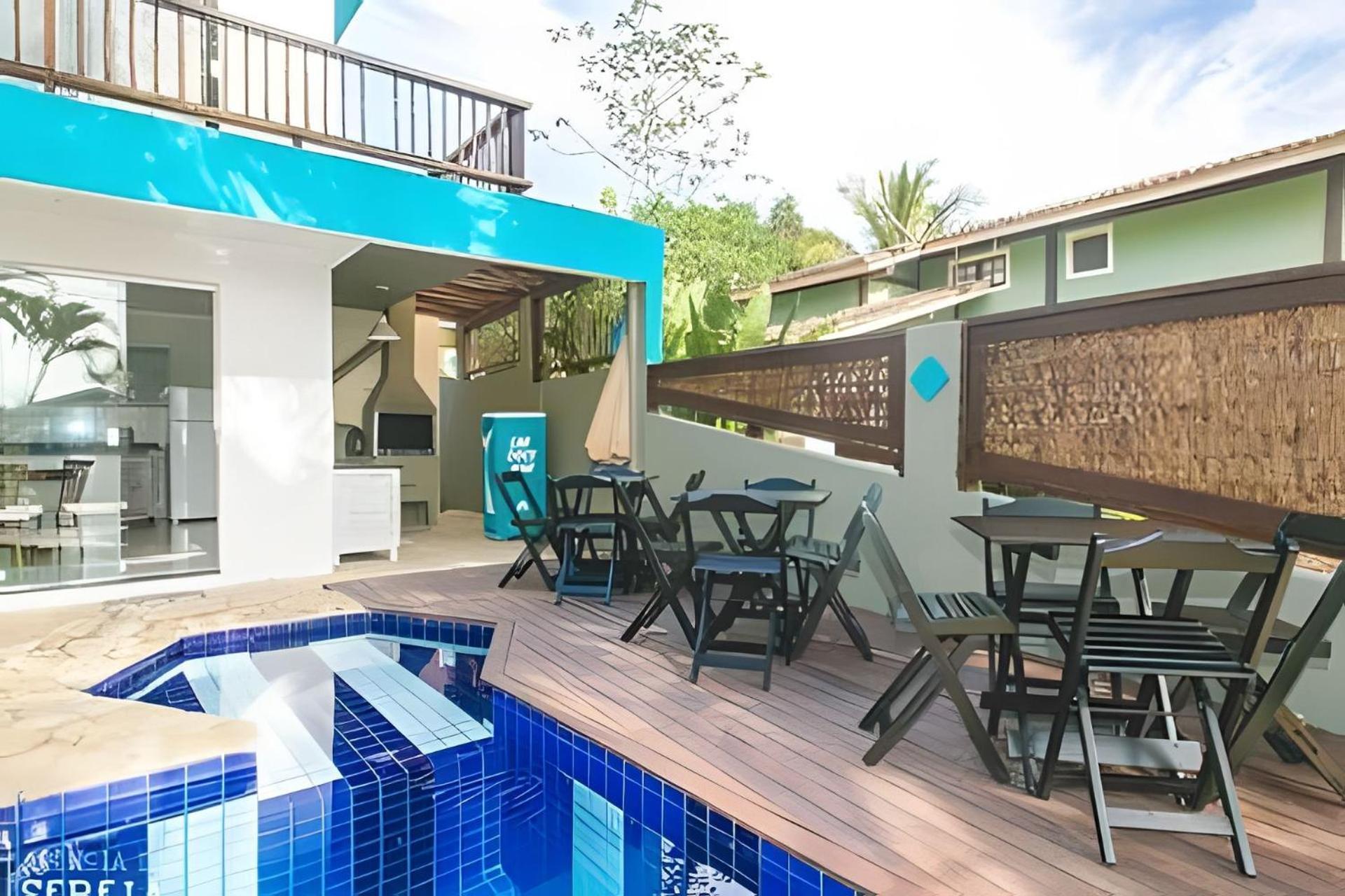 Casa completa com vista na praia do Curral Ilhabela Exterior foto