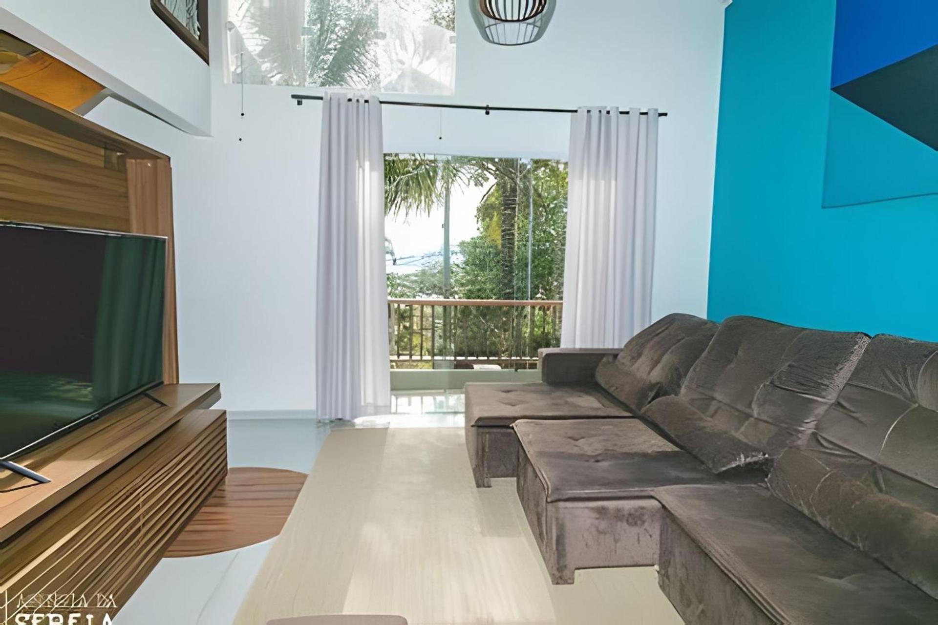 Casa completa com vista na praia do Curral Ilhabela Exterior foto