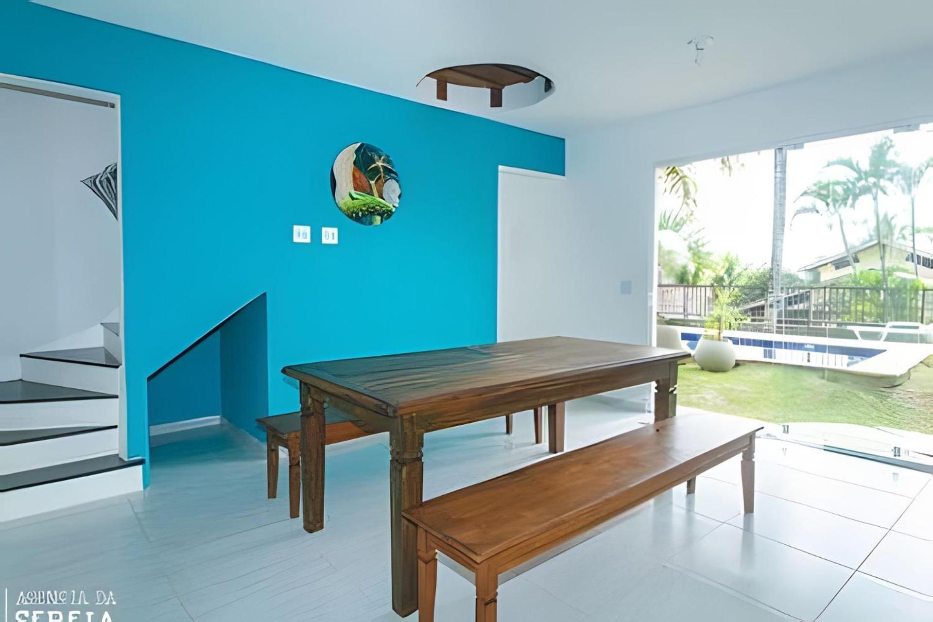 Casa completa com vista na praia do Curral Ilhabela Exterior foto