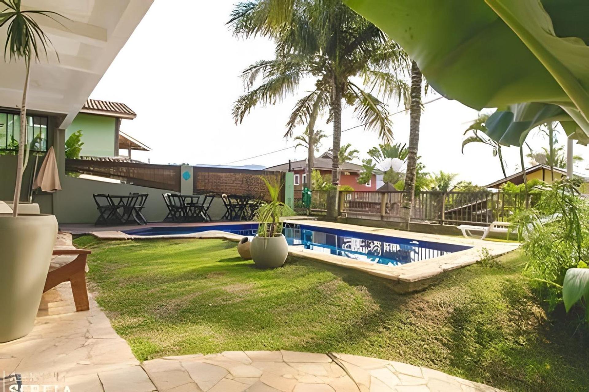 Casa completa com vista na praia do Curral Ilhabela Exterior foto