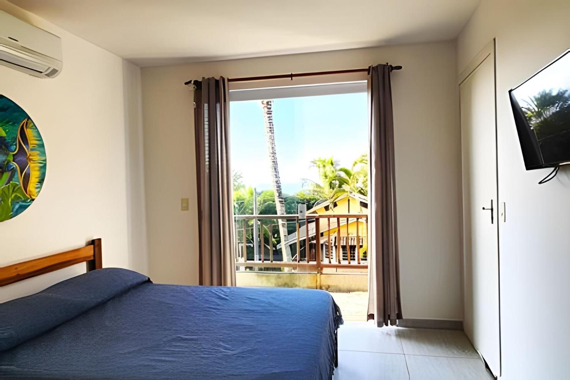 Casa completa com vista na praia do Curral Ilhabela Exterior foto