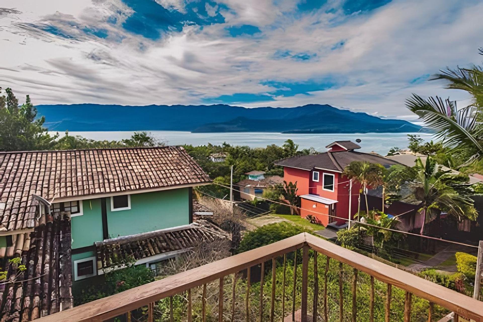 Casa completa com vista na praia do Curral Ilhabela Exterior foto