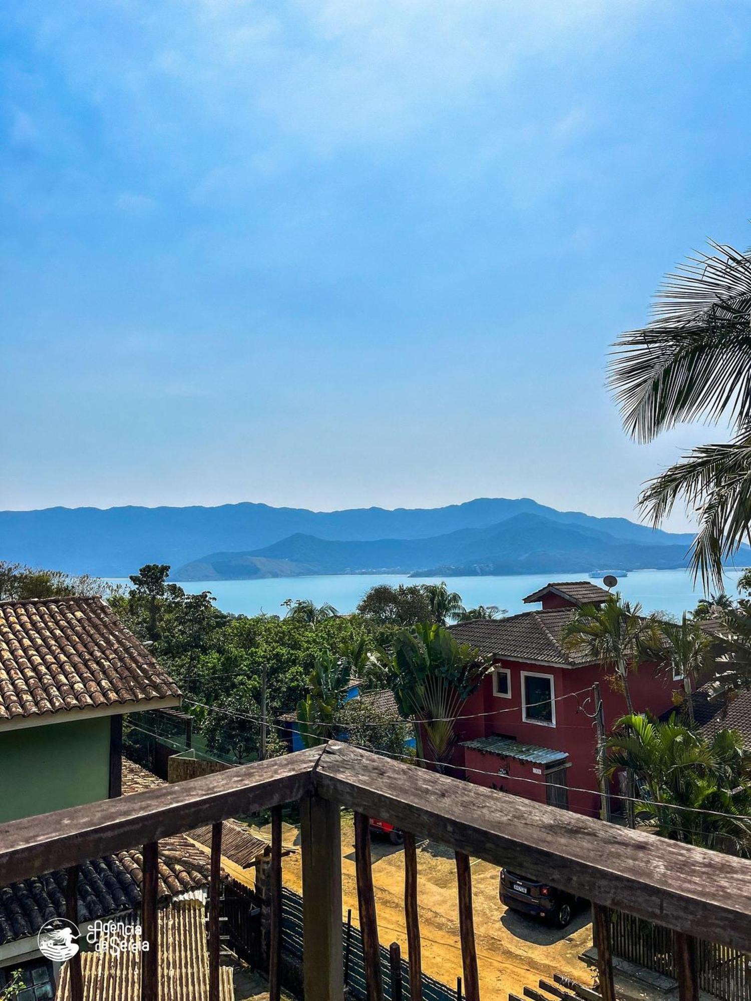 Casa completa com vista na praia do Curral Ilhabela Exterior foto