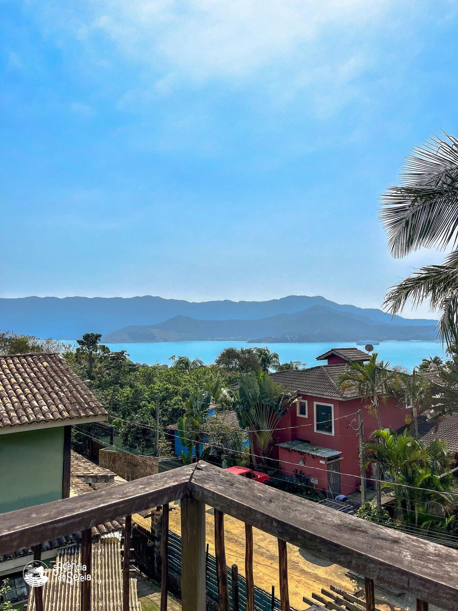 Casa completa com vista na praia do Curral Ilhabela Exterior foto