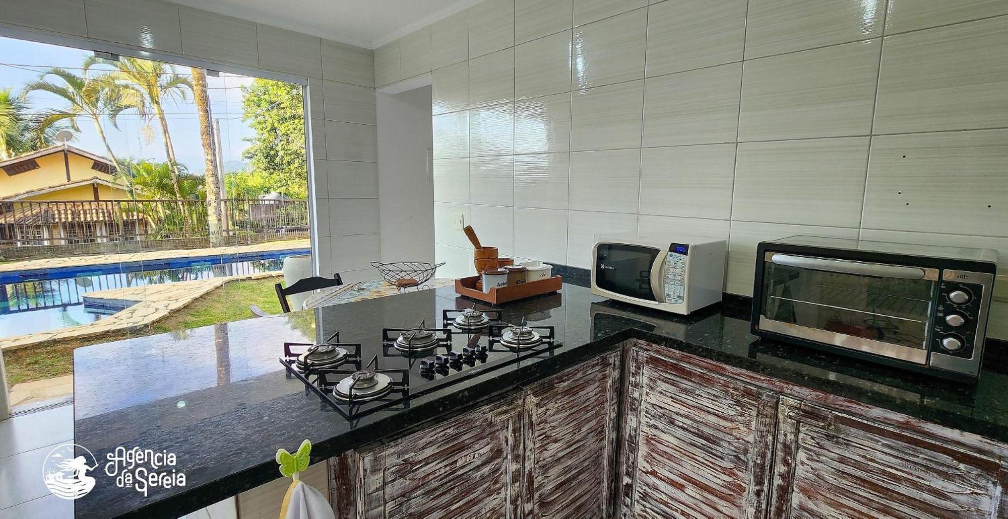 Casa completa com vista na praia do Curral Ilhabela Exterior foto