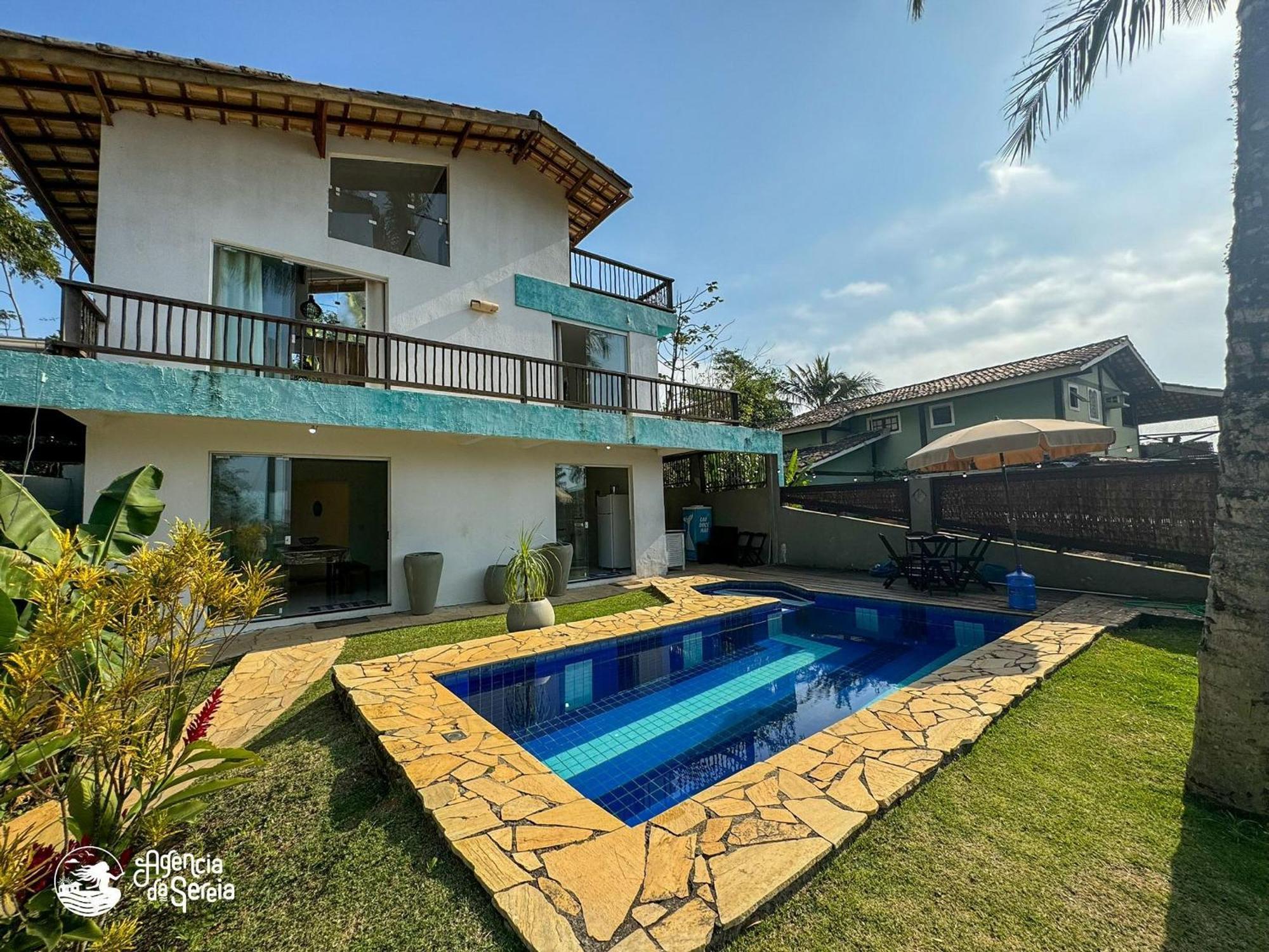 Casa completa com vista na praia do Curral Ilhabela Exterior foto