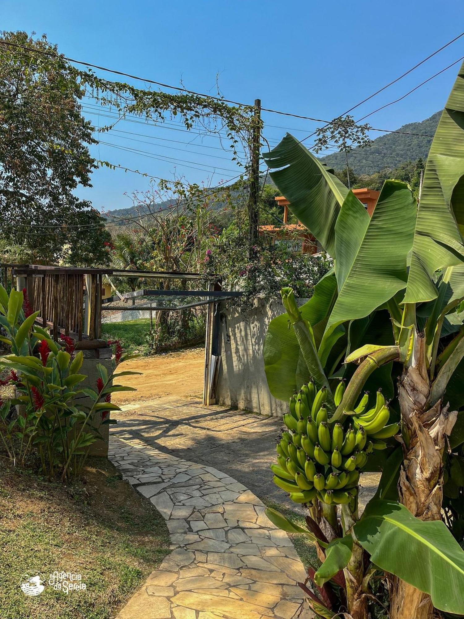 Casa completa com vista na praia do Curral Ilhabela Exterior foto